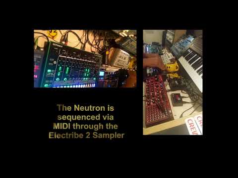 Video Behringer Neutron  Techno  Jam "Smooth ACID" TT-303 xoxbox tr-8