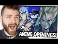 First Time REACTING To DR STONE X Shangri La Frontier NEW OPENINGS ENDINGS REACTION