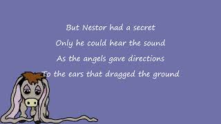 Nestor the long eared Christmas donkey