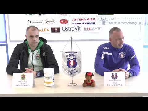 Konferencja prasowa Olimpia Zambrów - Orzeł Kolno