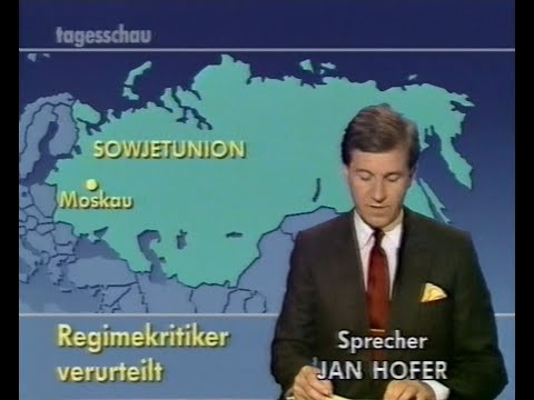ARD 26.12.1987 - Tagesschau mit Jan Hofer, Nachtgedanken, Hmyne, Programmtafeln und Testbild