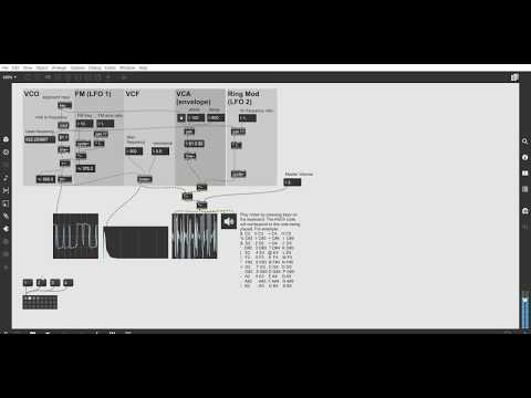 Max MSP Synth Demo (21M.080 Assignment 1)