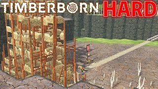 Timberborn Live HARD初プレイヤー、やっと金属にたどり着く【海狸誕生遊び（Timberbon）】
