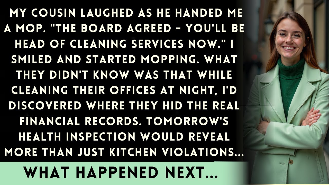 Family Made Me Janitor Of Our Restaurant Chain, But Health Inspector's Visit Changed Everything!