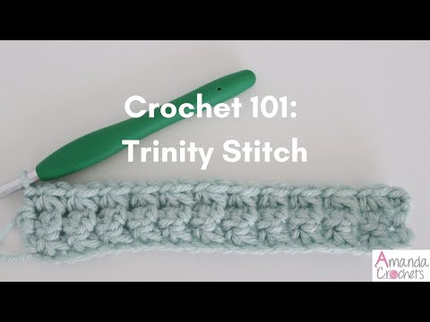 Trinity Stitch (Crochet 101 Series) | Easy Crochet Tutorial