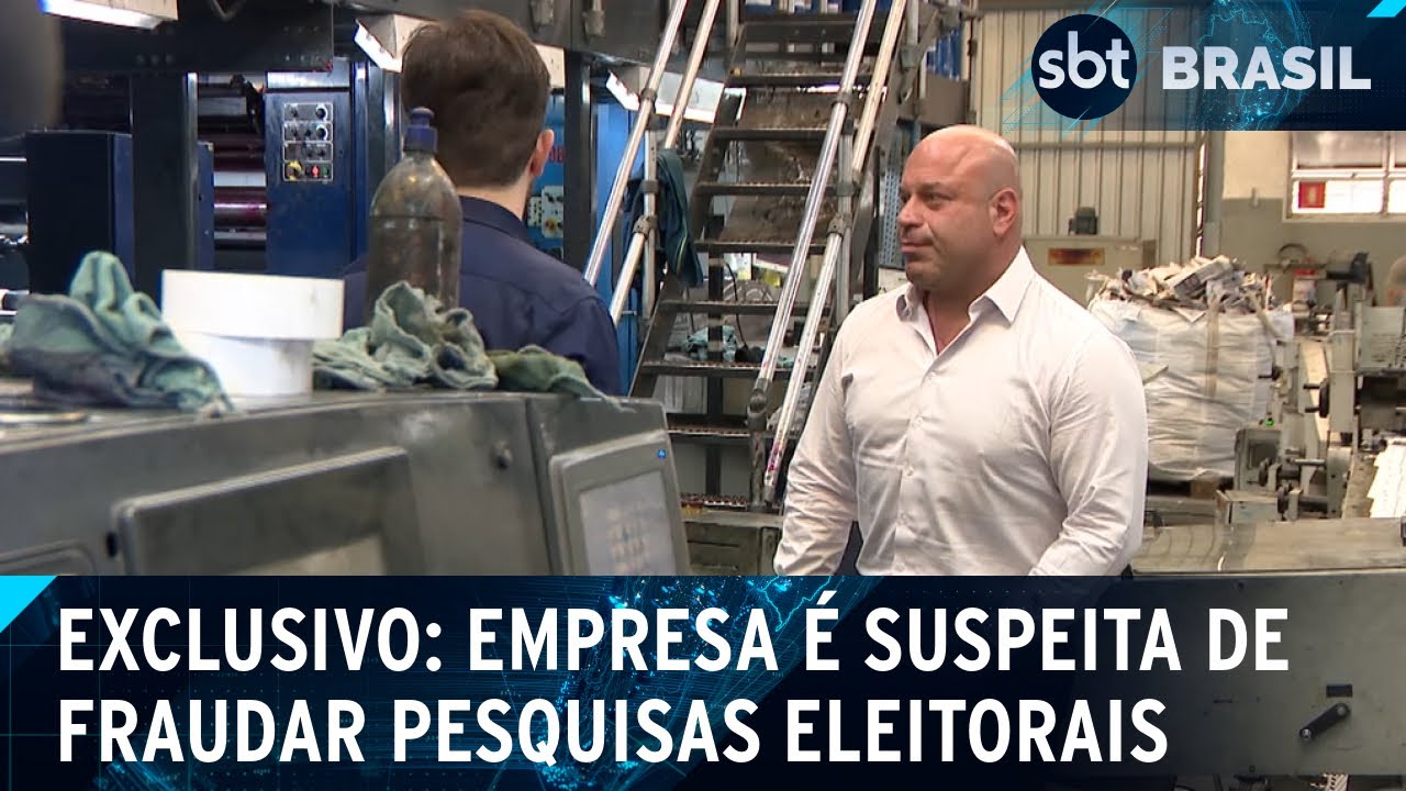 Exclusivo: empresa suspeita de fraudar pesquisas eleitorais é investigada | SBT Brasil (03/10/24)