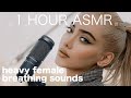 Heavy Female Breathing ASMR Sounds II 1 Hour ASMR II