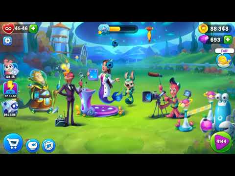 Fishdom 4143 level Gameplay Story