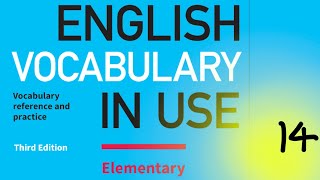14. Cambridge English Vocabulary In Use || Elementary || Unit 14 || Jobs