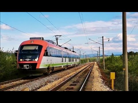 BDZ Siemens Desiro Passenger Train heading to Vakarel Train station in Bulgaria