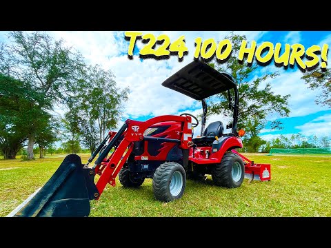 I put 100 hours on my TYM T224! Here's what I learned!