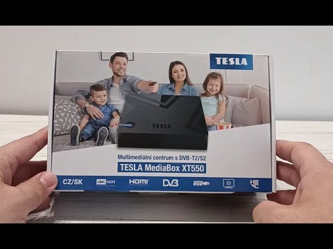 TESLA MediaBox XT550 -  recenzja dekodera DVB-T2 /DVB-S2 z Androidem i 4K