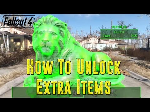 Fallout 4 - How To Unlock Extra Items To Craft