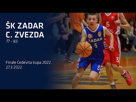 ŠK Zadar - KK Crvena Zvezda, finale U13 Cedevita kupa (27.3.2022.)