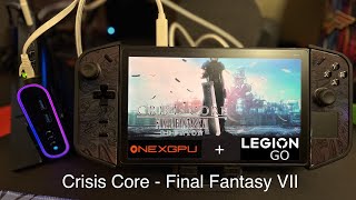 ONEXGPU Legion Go Final Fantasy 7 Crisis Core 1600p Handheld Gameplay