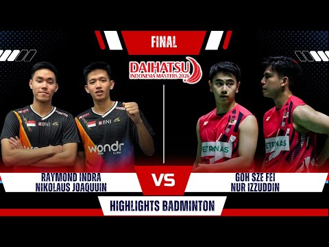 🏸 MD-FINAL! GOH Sze Fei/Nur IZZUDDIN vs Indra/Joaquin | Indonesia Masters 2026 Badminton