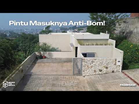 Rumah Semi-Bunker Kolaborasi Gokil Arsitek & Owner Nyeni