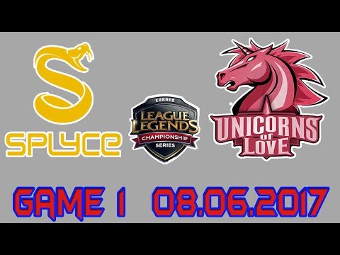 [EU LCS Summer 2017 W9D3] UOL vs SPY game 1 Highlights | Unicorns of Love vs Splyce