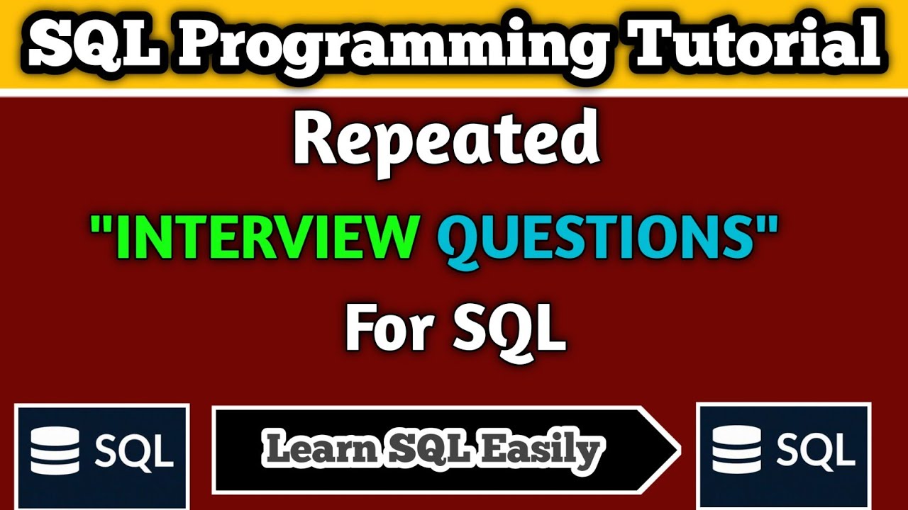 SQL QUERIES Top 20 QUESTIONS SOLVED ASKED IN OFF CAMPUS RECRUITMENTS Important SQL queries#sql