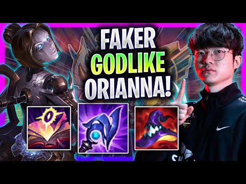 FAKER GODLIKE ORIANNA MID! - T1 Faker Plays Orianna Mid vs Leblanc! | Season 2023