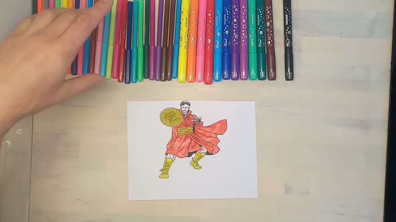 Doctor Strange Coloring Page / Marvel / Marvel Coloring pages / Coloring Page