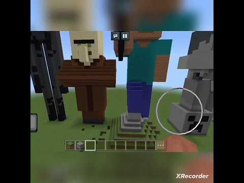 "HORA PETER - Unbelievable! All mob statues in Minecraft! 😱🔥" #crazy #mustsee