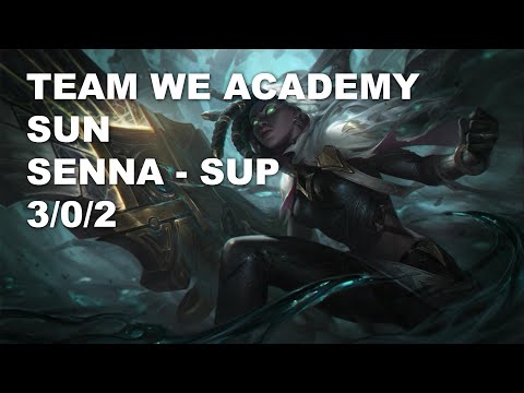 Team WE Academy Sun Sup Senna vs Blitzcrank - KR Challenger Patch 10.8