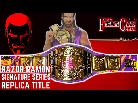 Razor Ramon Signature Series Replica Title: EmGo's WWE Reviews N' Stuff