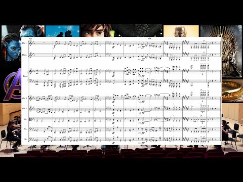 1 Orchestra | 30 Film & TV Themes [Scrolling Score Sheet Music]