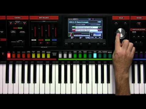 Roland JUPITER-80 Video Tutorial - Part 7 - Using the Arpeggio