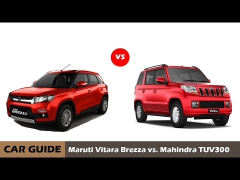 Maruti Vitara Brezza vs  Mahindra TUV300, Reviews and comparison |car Guide |