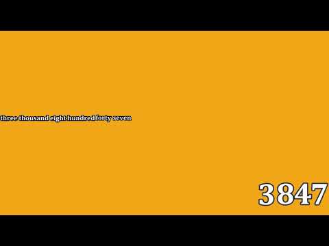 Numbers 1 to 1 Billion (in words)