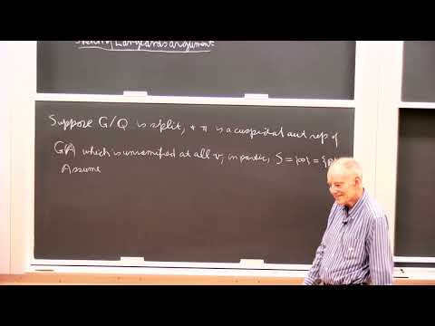 Lecture 14 | Automorphic Forms and Representation Theory: an introduction to the Langlands Program
