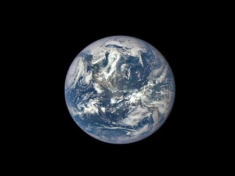 Blick auf die Erde aus dem tiefen Weltraum