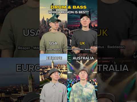 Which REGION does DnB the BEST?? 🌎