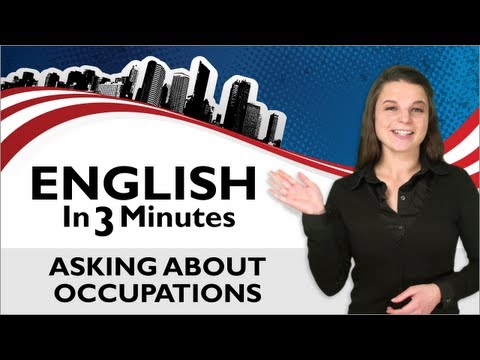 English in 3 Minutes #2 - What do you do?