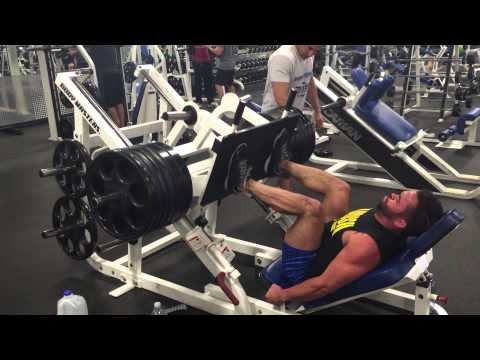 Heavy leg press for a 186lb man!