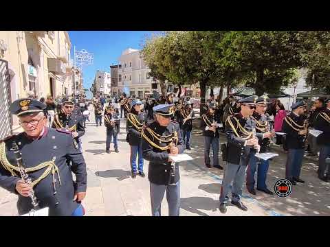 Marcia Aprilia Banda di Castellana APS 28/4/24 Castellana Grotte Processione di Gala