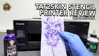 Tat2Skin Inkfuel Pixma GM2040 Bundle Review (Best Stencil Printer?)