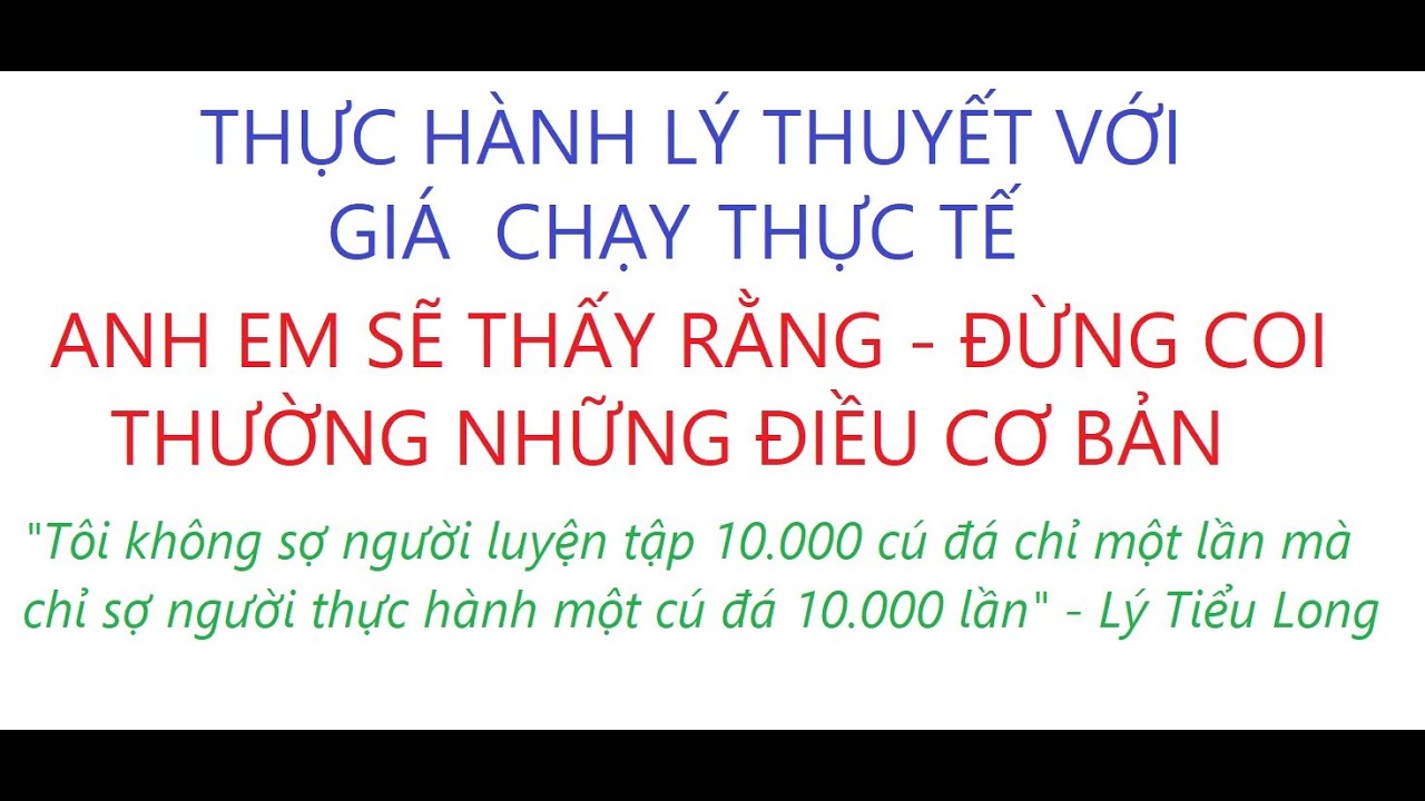 Hãy luyện 1 cú đá 10.000 lần