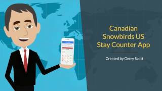 Canadian Snow Bird US Stay Counter App- Buy USD