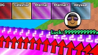 20x BLOCKS got me MOST iNSANE BRAINROTS EVER in Kick A Lucky Block Roblox