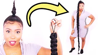 PONYTAIL BRAID TO THE FLOOR! Breanna Rutter