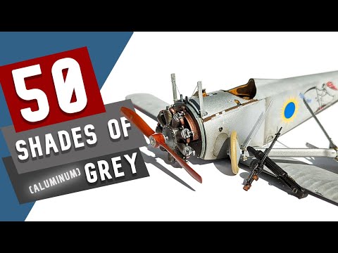 Painting The NIEUPORT XVII in Doped Aluminum!