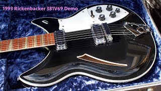 Video thumbnail for 1993 Rickenbacker 381V69 Demo by mrfett