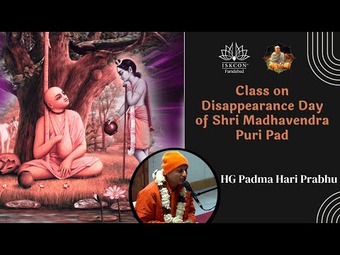 Morning Bhagavatam Class || HG Padma Hari prabhu || ISKCON Faridabad || Sri Sri Radha Govind Dham