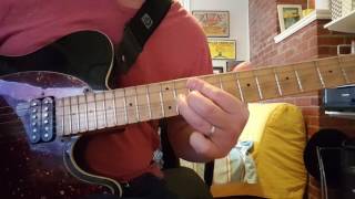 In Search Of The Peace of Mind Live guitar solo lesson