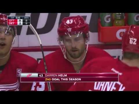 Darren Helm Scores on a breakaway