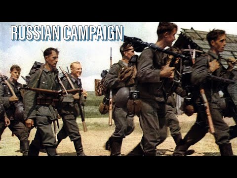 WW2 German Russian Campaign in Color