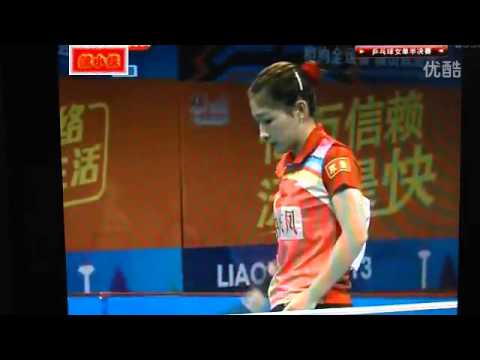 2013 China National Game WS - Semi final: Li Xiaoxia vs Liu Shiwen-2nd game